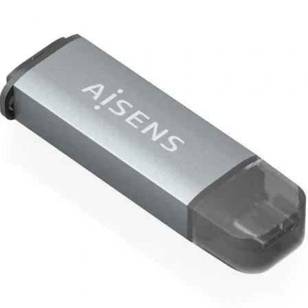 AISENS Multilector Externo ASCR-2C10-GR Gris USB-C